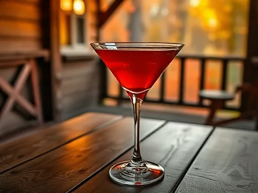 Merry Widow Cocktail - Outdoors