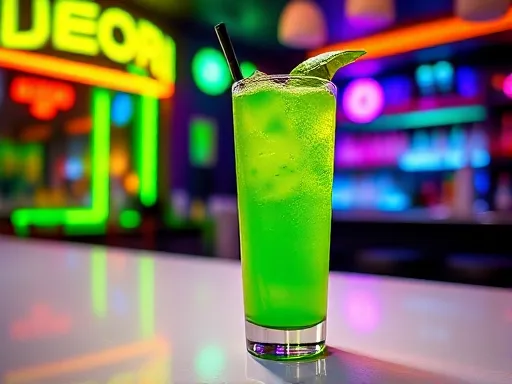 Midori Sour #2 - At a Bar