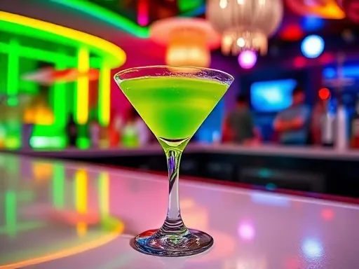 Midori Sour #3 - At a Bar