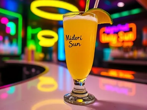 Midori Sun - At a Bar