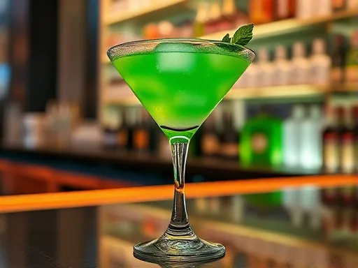 Mint Martini - At a Bar