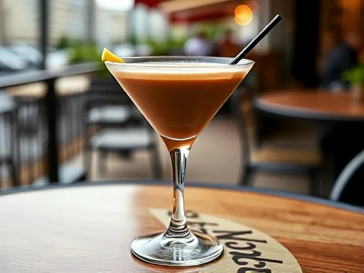 Mocha Blanca Martini - Outdoors