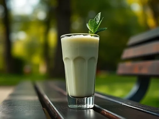 Mocha Mint Cappuccino - Outdoors