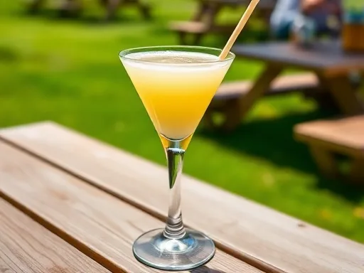 Mock Beer - Outdoors