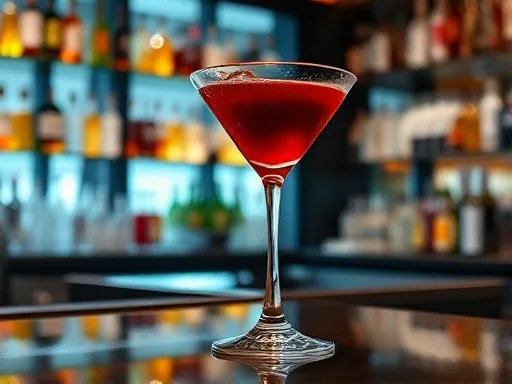 Moulin Rouge Cocktail - At a Bar