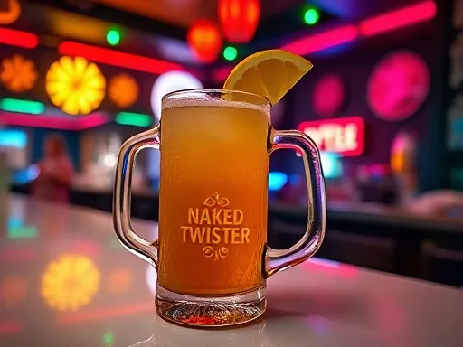 Naked Twister - At a Bar