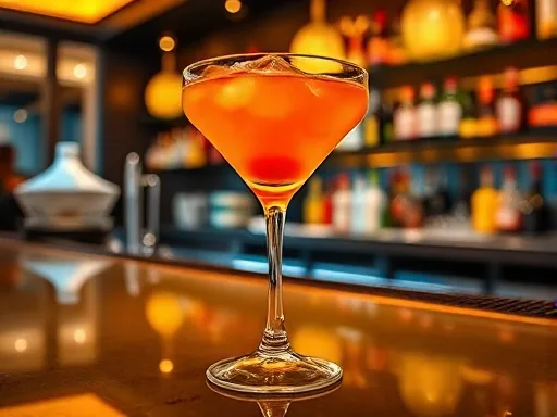 Neva Cocktail - At a Bar