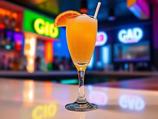 Not So Fuzzy Navel - At a Bar