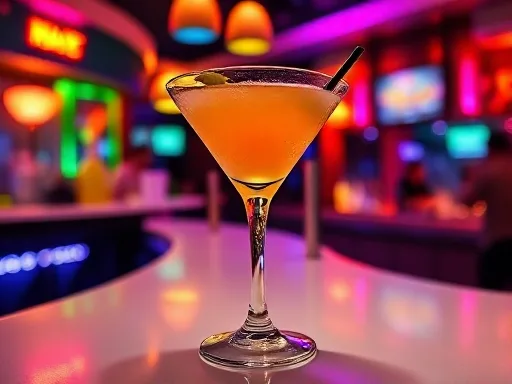 O Look Martini Cocktail - At a Bar