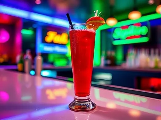 O & Cranberry - At a Bar