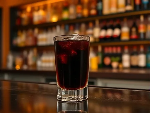 Old-Fashioned Rum and Coke - At a Bar