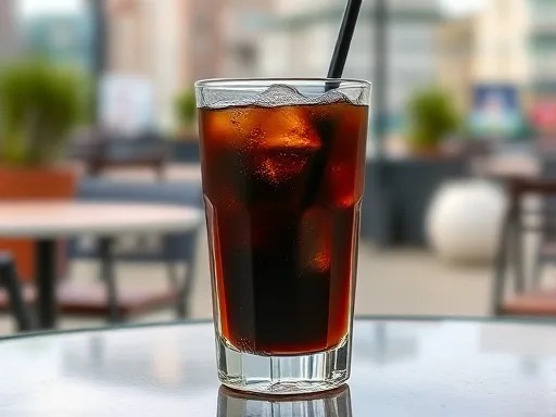 Old-Fashioned Rum and Coke - Outdoors