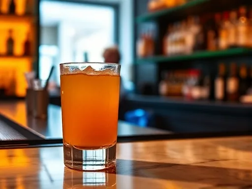 Orange Bliss - At a Bar