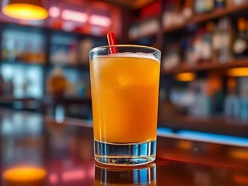 Orange Comfort - At a Bar