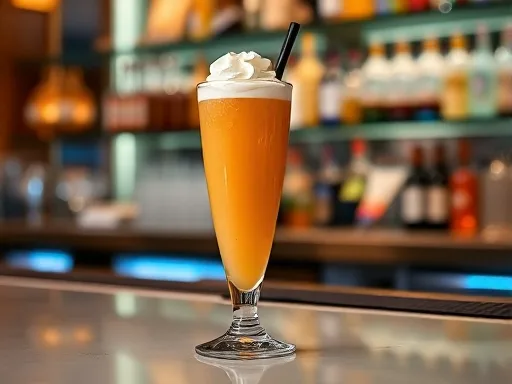 Orange Flamingo - At a Bar