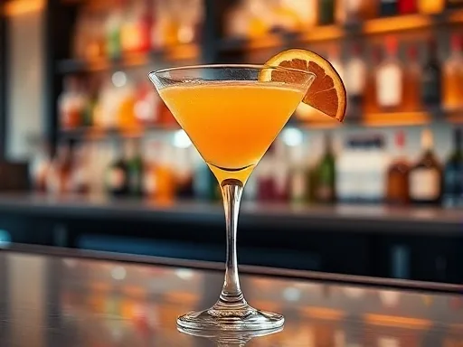 Orange Lion - At a Bar