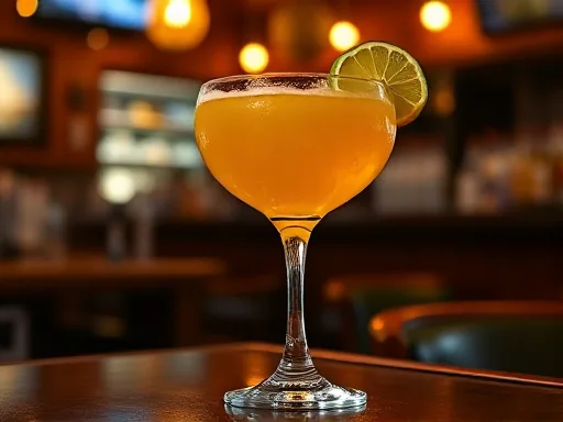 Orange Margarita - At a Bar
