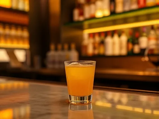 Orange Rush Shots - At a Bar