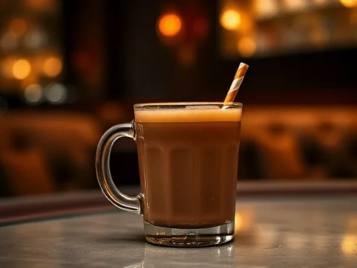 Orange Scented Hot Chocolate - At a Bar