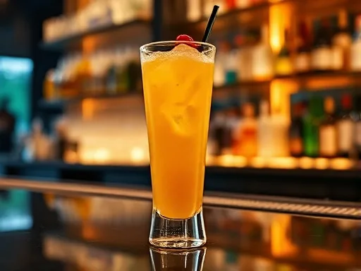 Orange Splash - At a Bar