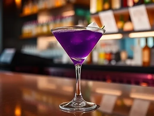 Orchid Cocktail - At a Bar