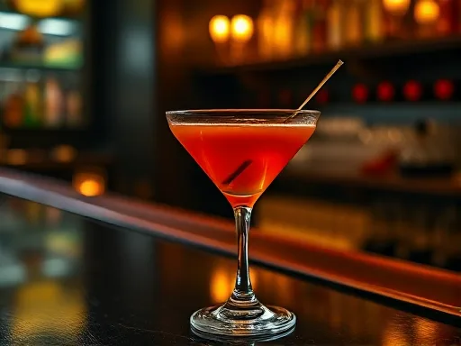 Oriental Cocktail - At a Bar