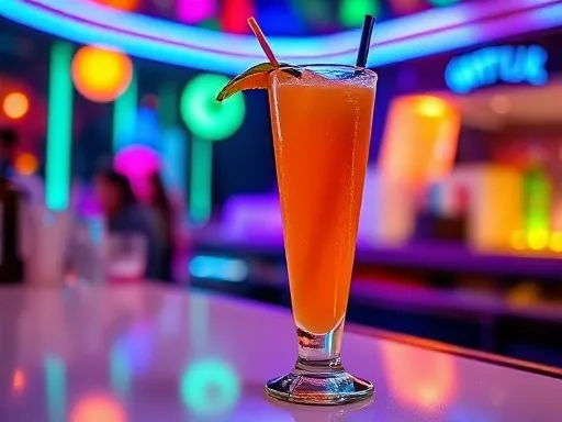 Papaya Sling - At a Bar