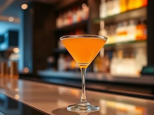Paris Hilton Cocktail - At a Bar