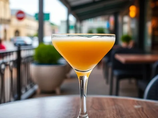 Parisian Blond Cocktail - Outdoors