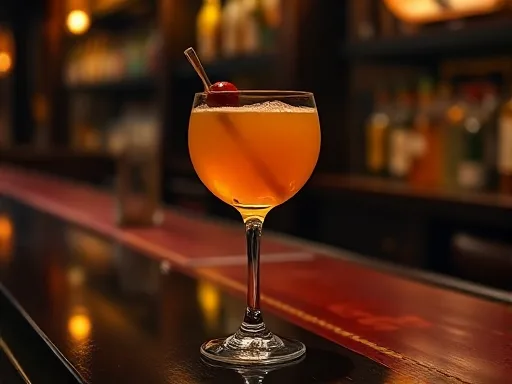 Parrot Cocktail - At a Bar