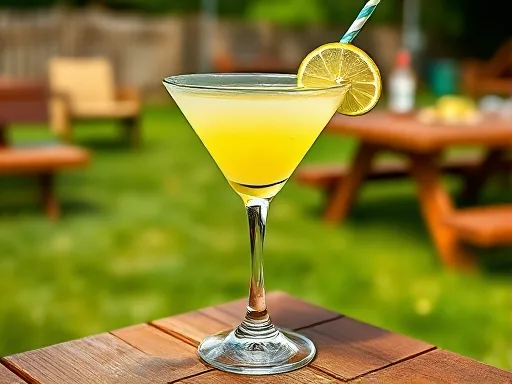 Parrothead Martini - Outdoors