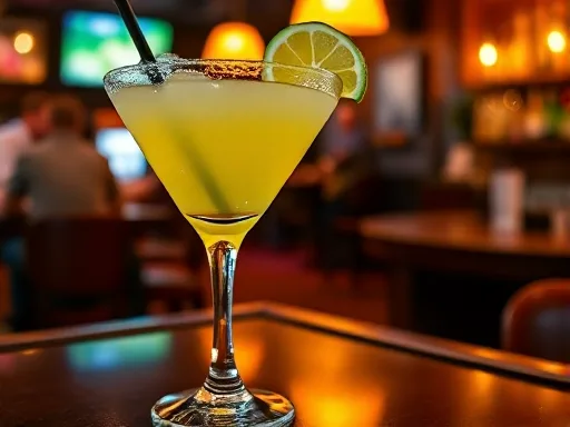 Passion Margarita - At a Bar