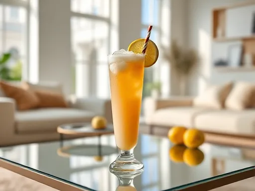 Peach Blow Fizz - At Home