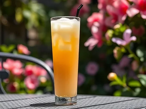 Peach Blow Fizz - Outdoors