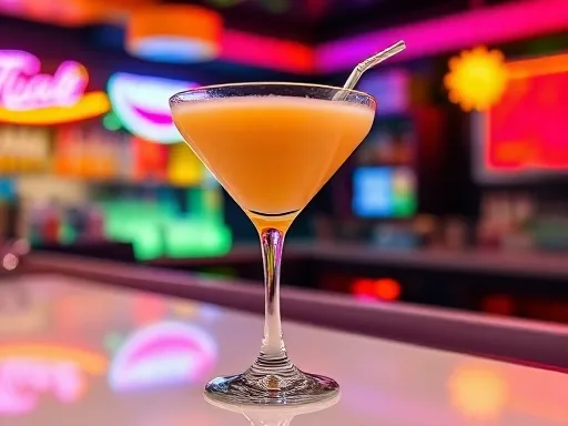 Peach Cicel - At a Bar