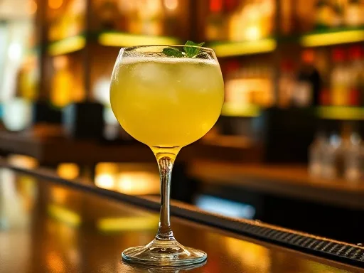 Peach Daiquiri - At a Bar