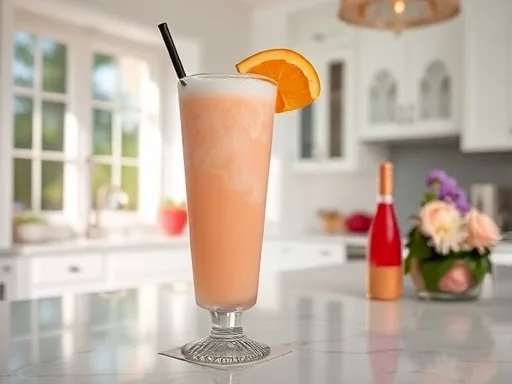 Peach Melba Freeze - At Home