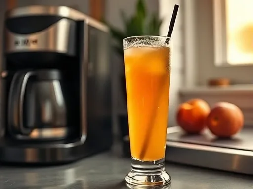 Peach Tea Cooler - At Home