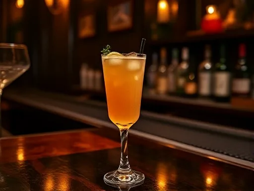 Peach Treat - At a Bar