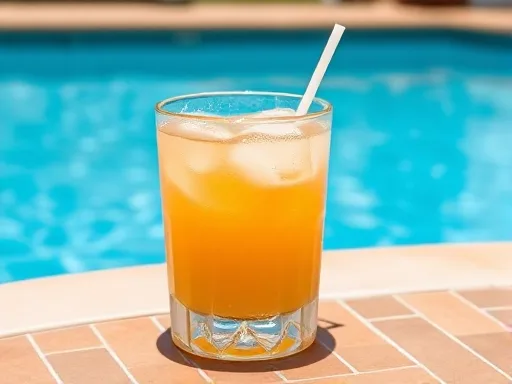 Peach Tumbler - Outdoors