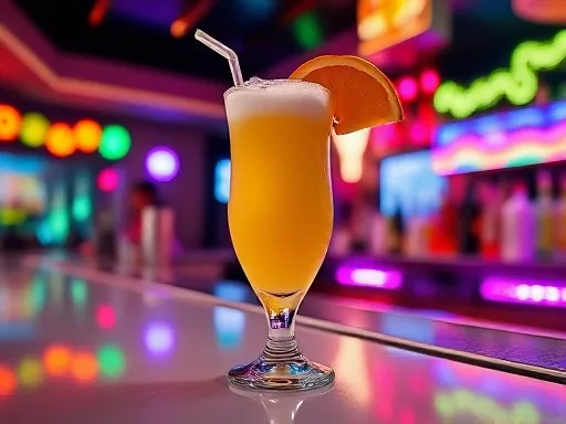 Peachy Colada - At a Bar