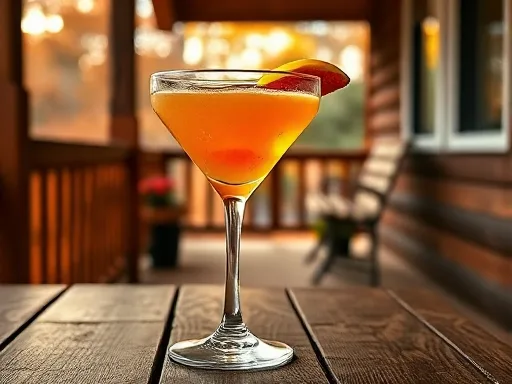 Peachy Martini - Outdoors