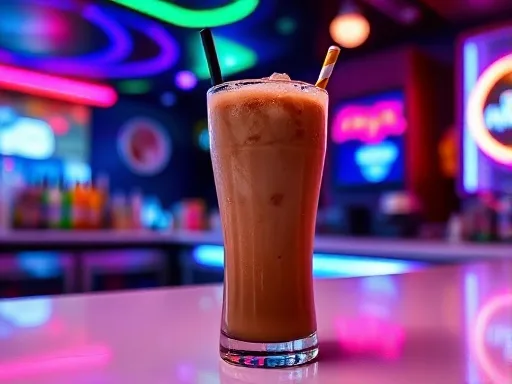 Peanut Coffee Frenzy - At a Bar