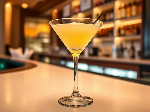 Pear Martini - At a Bar