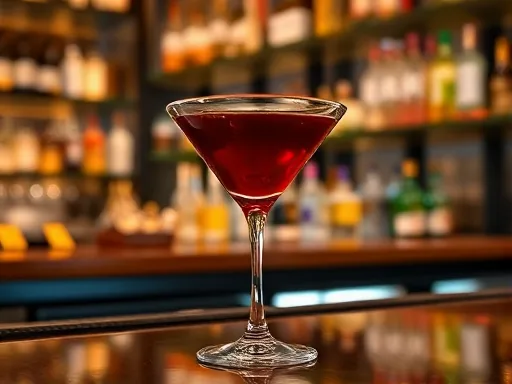 Peggy Cocktail - At a Bar