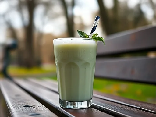 Peppermint Hot Chocolate - Outdoors