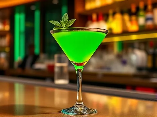 Peppermint Martini - At a Bar