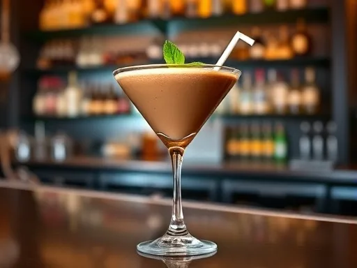 Peppermint Mocha - At a Bar