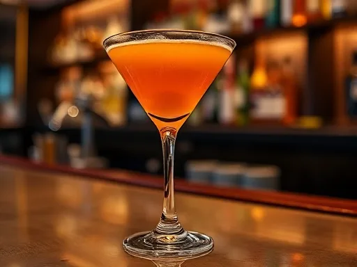 Pilgrim Cocktail - At a Bar
