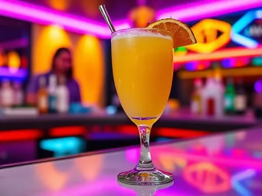 Pina Colada Royal - At a Bar
